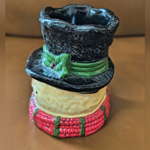 Vintage Yankee Candle Snowman Tealight Holder - Picture 2 of 11